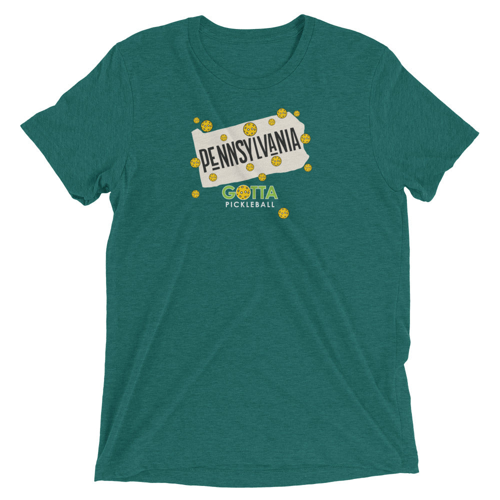 T-shirt TRI-BLEND: PENNSYLVANIA GOTTA PICKLEBALL (more colors)