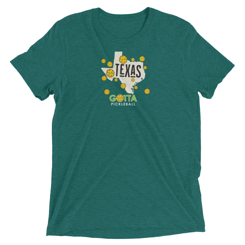 T-shirt TRI-BLEND: TEXAS GOTTA PICKLEBALL (more colors)