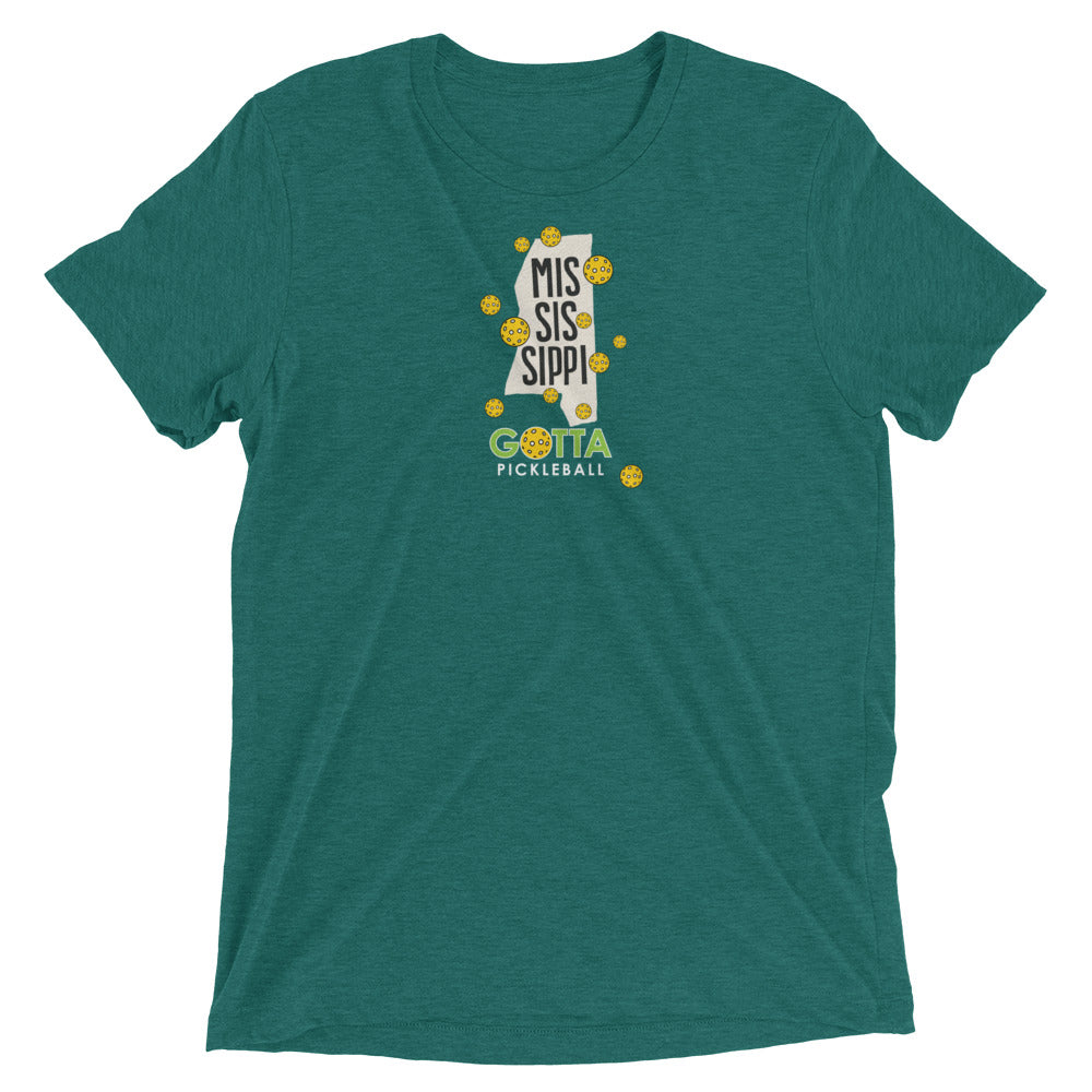 T-shirt TRI-BLEND: MISSISSIPPI GOTTA PICKLEBALL (more colors)