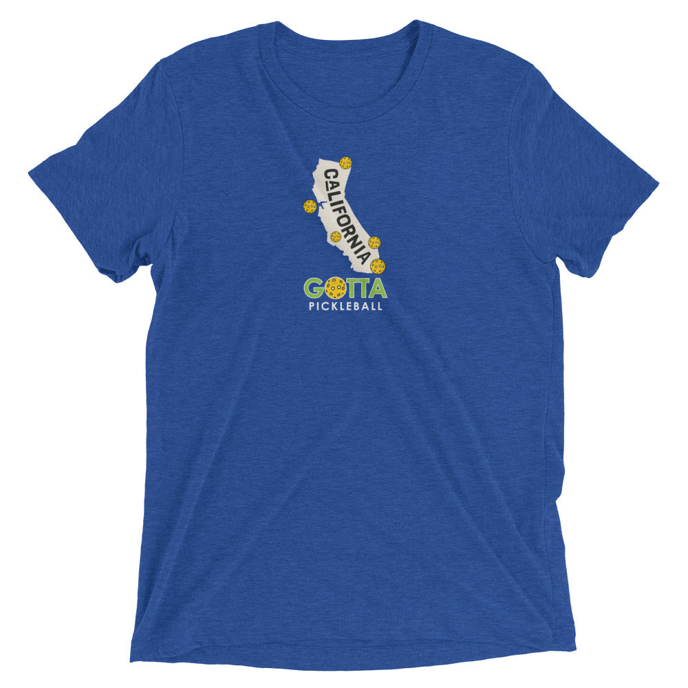 T-shirt TRI-BLEND: CALIFORNIA GOTTA PICKLEBALL (more colors)