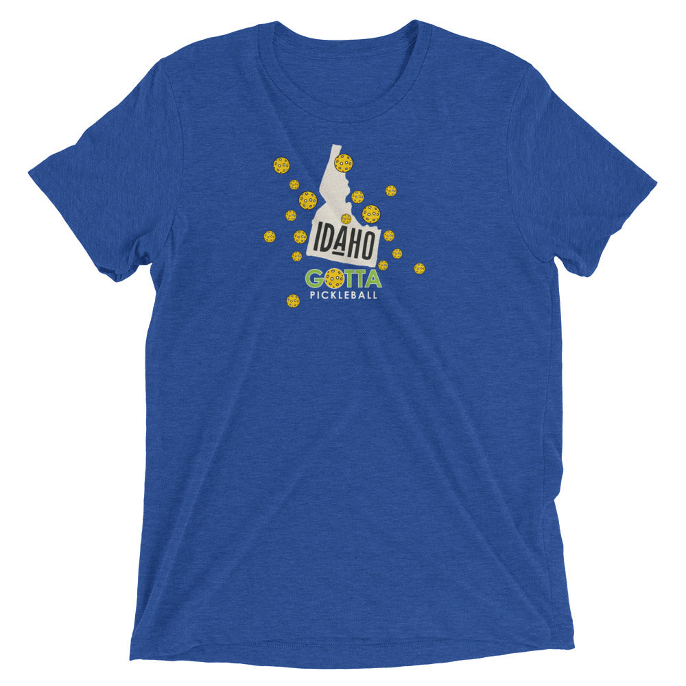 T-shirt TRI-BLEND: IDAHO GOTTA PICKLEBALL (more colors)