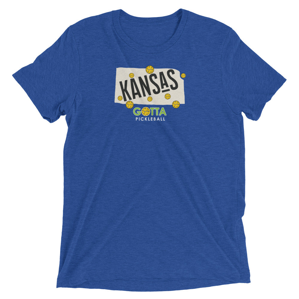 T-shirt TRI-BLEND: KANSAS GOTTA PICKLEBALL (more colors)