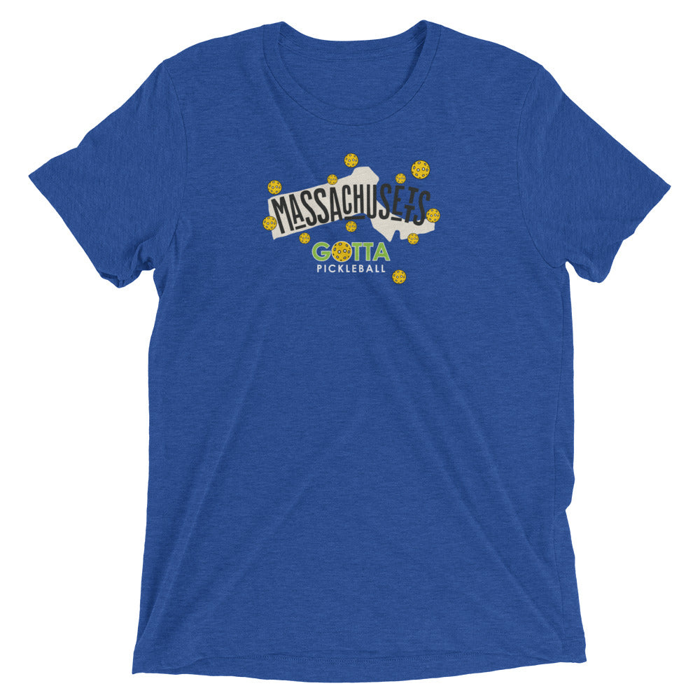 T-shirt TRI-BLEND: MASSACHUSETTS GOTTA PICKLEBALL (more colors)