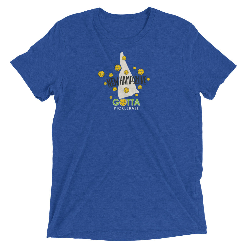 T-shirt TRI-BLEND: NEW HAMPSHIRE GOTTA PICKLEBALL (more colors)