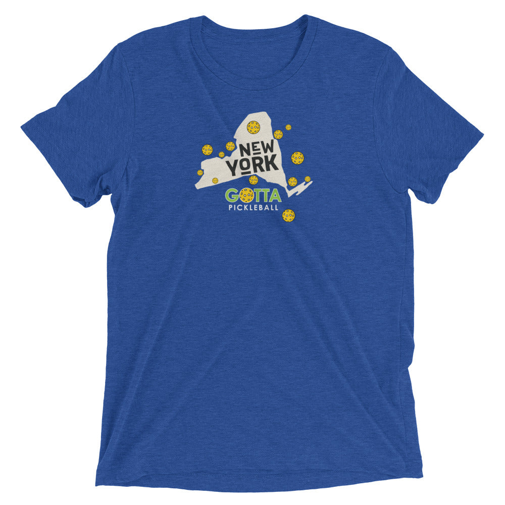 T-shirt TRI-BLEND: NEW YORK GOTTA PICKLEBALL (more colors)