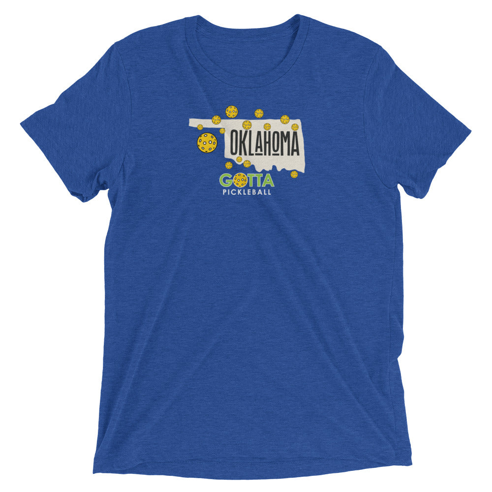 T-shirt TRI-BLEND: OKLAHOMA GOTTA PICKLEBALL (more colors)