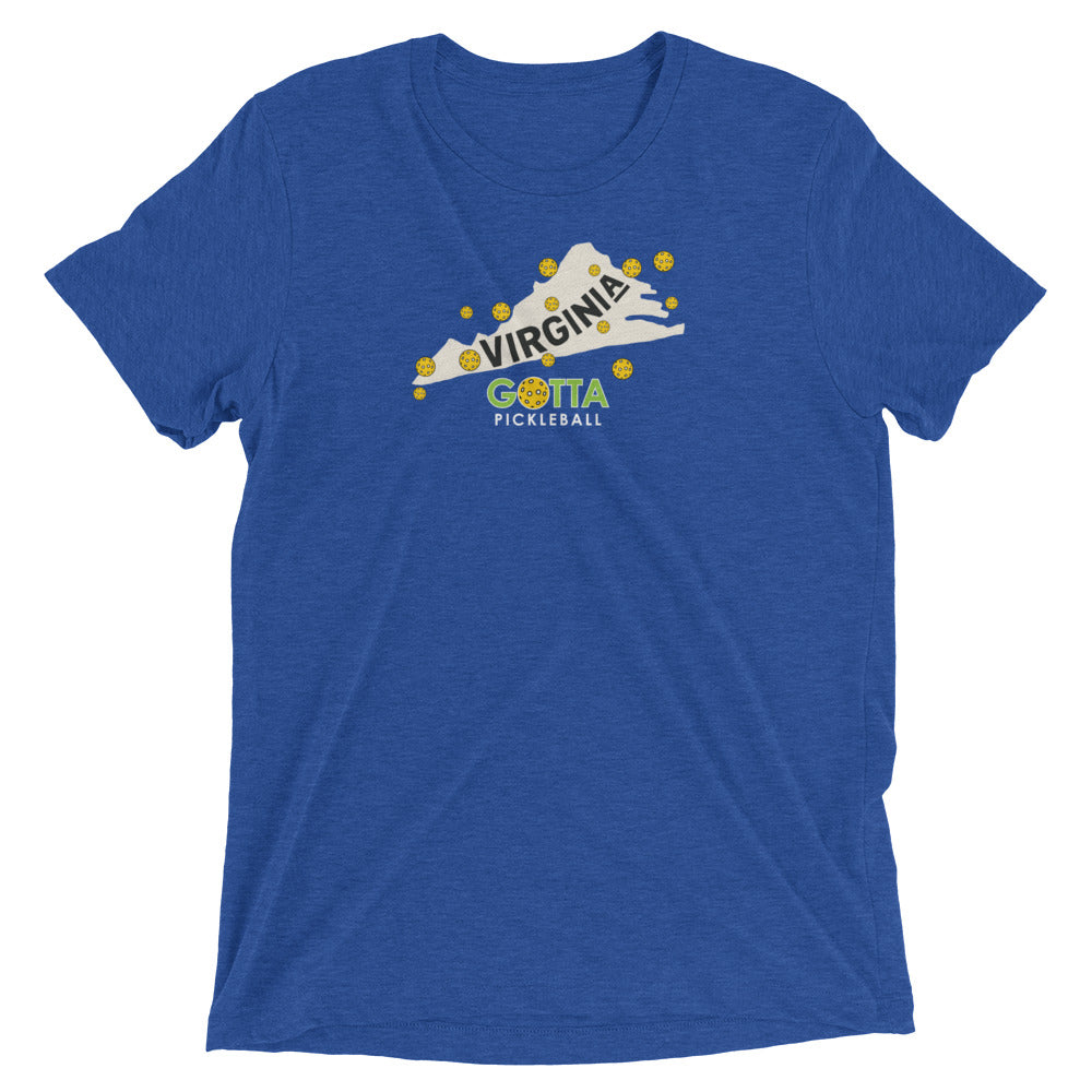 T-shirt TRI-BLEND: VIRGINIA GOTTA PICKLEBALL (more colors)