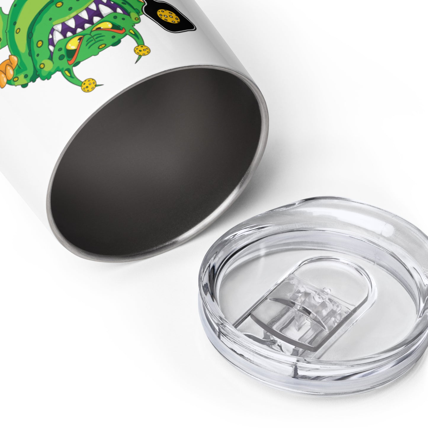 Wine tumbler: Pickleball Monster