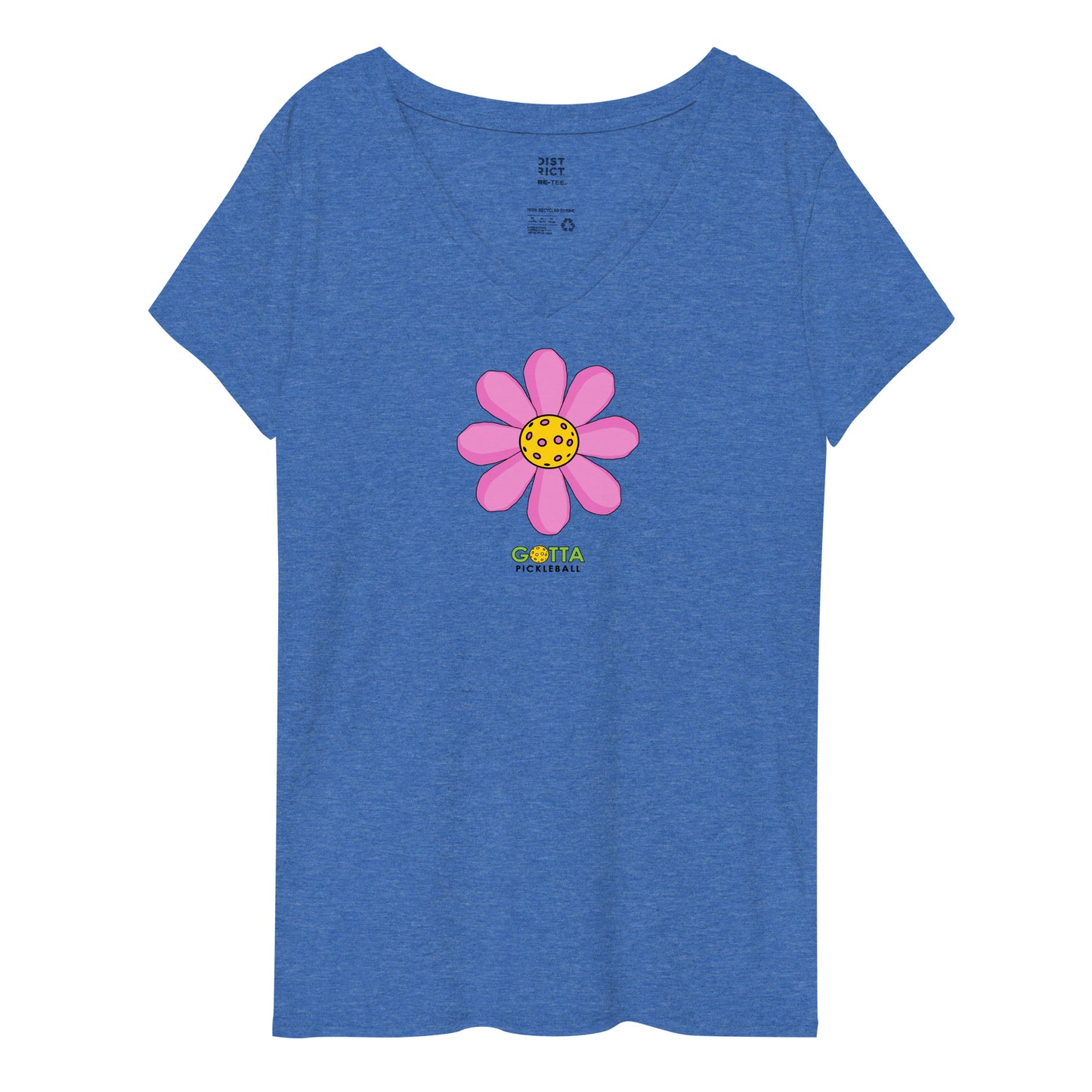 gotta pickleball t-shirt pink petals pickleball center flower