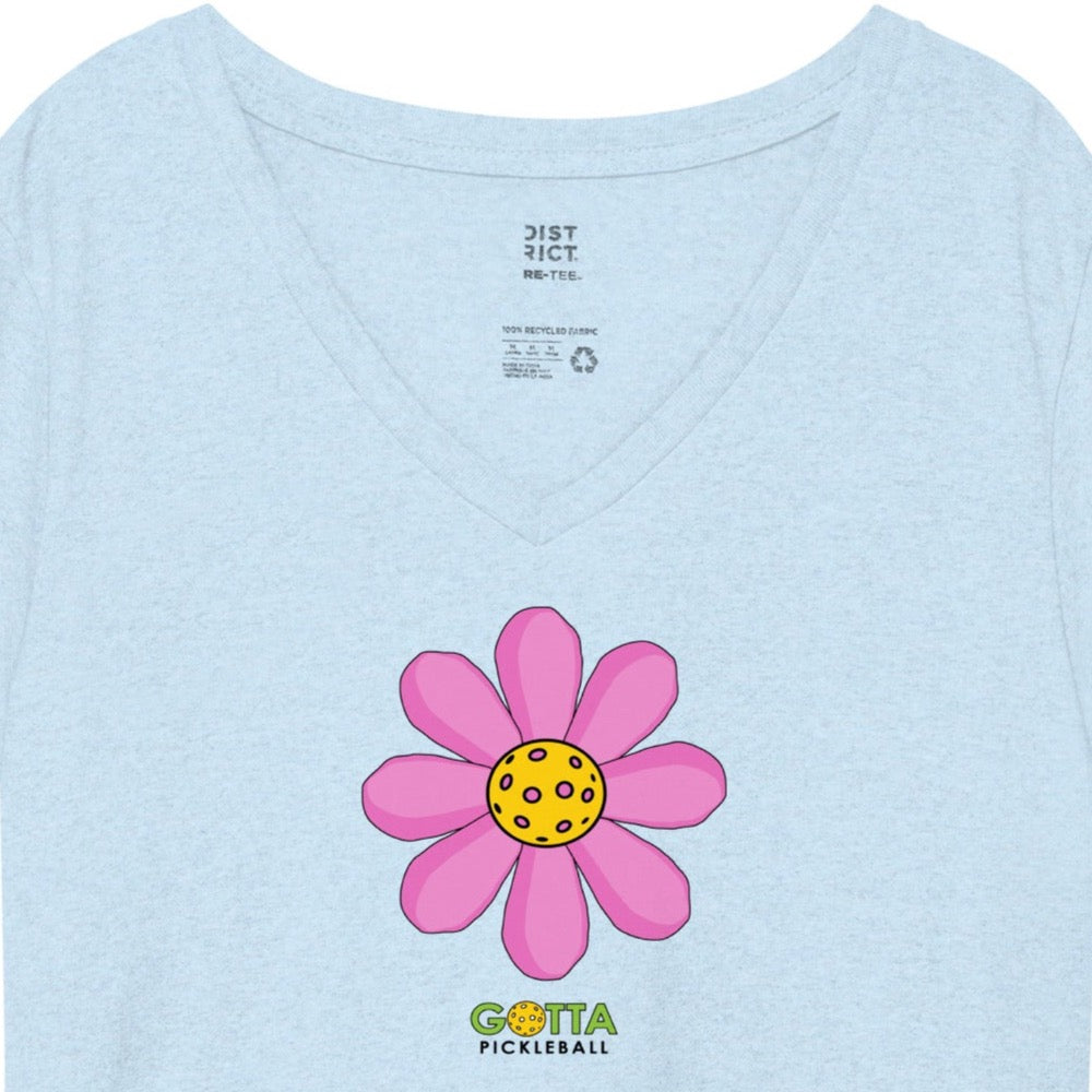 gotta pickleball t-shirt pink petals pickleball center flower