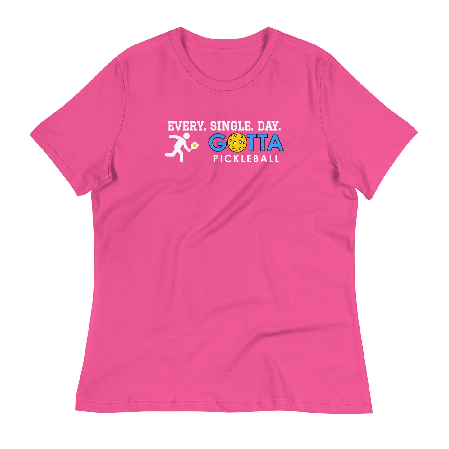 gotta pickleball logo shirt with mascot Ozzie women relaxed fit every single