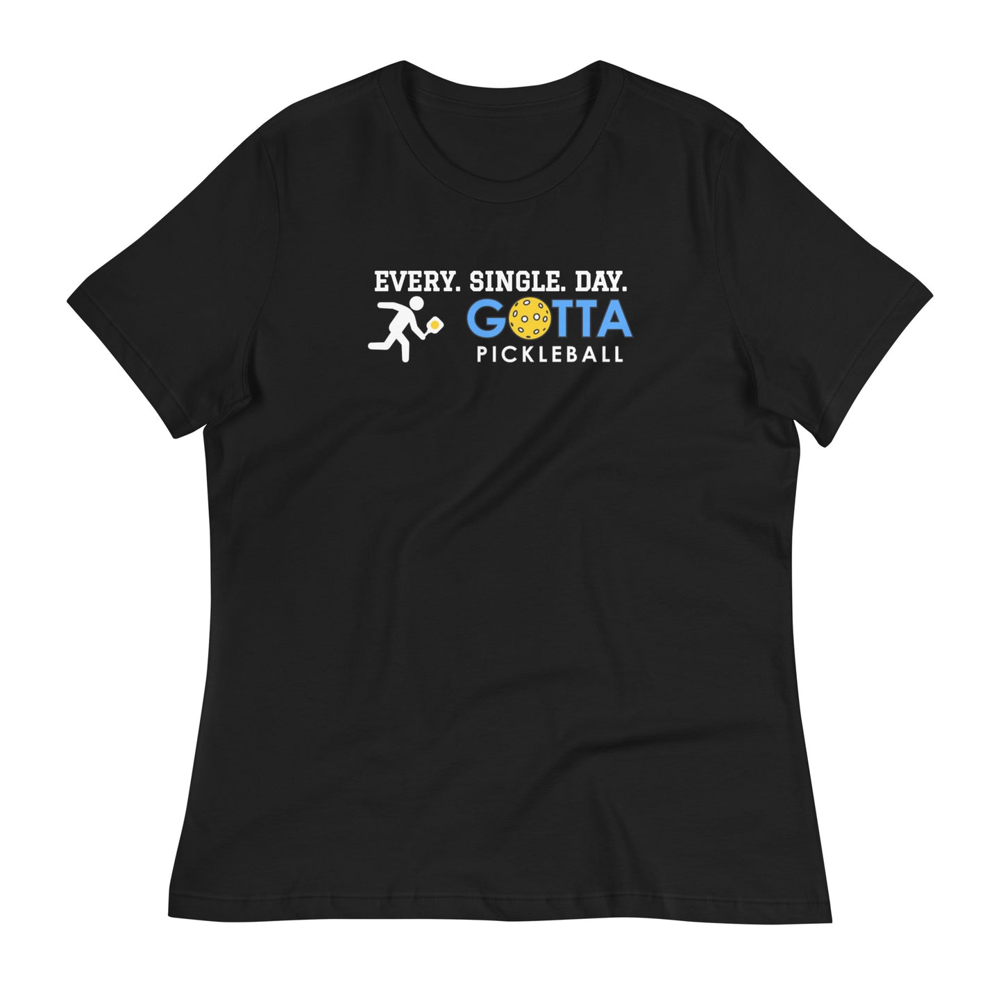 gotta pickleball logo shirt with mascot Ozzie women relaxed fit every single