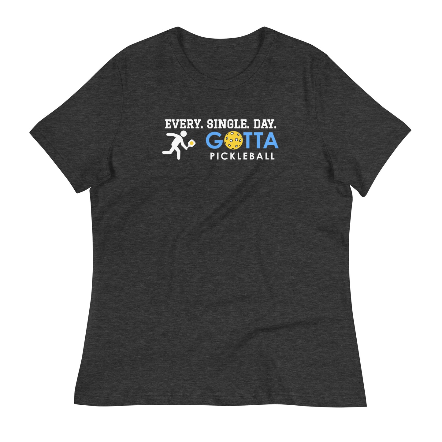 gotta pickleball logo shirt with mascot Ozzie women relaxed fit every single