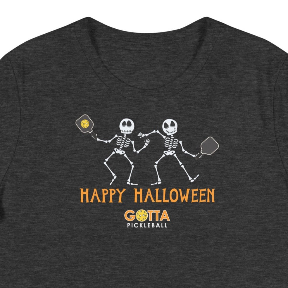 Women's T-Shirt RELAXED FIT: HAPPY HALLOWEEN SKELETONS (more colors)