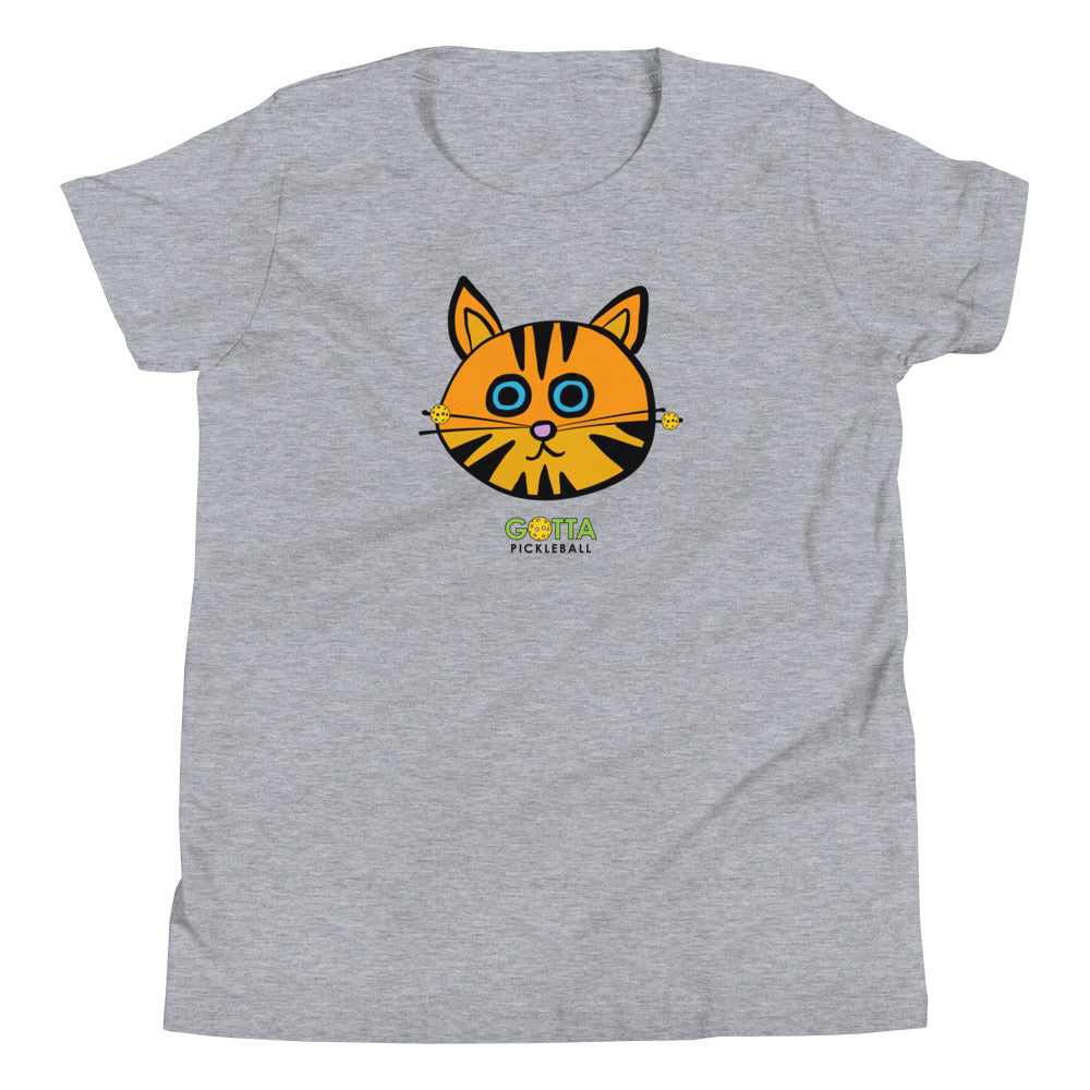 Youth T-Shirt COTTON/POLY: ORANGE CAT (more colors)