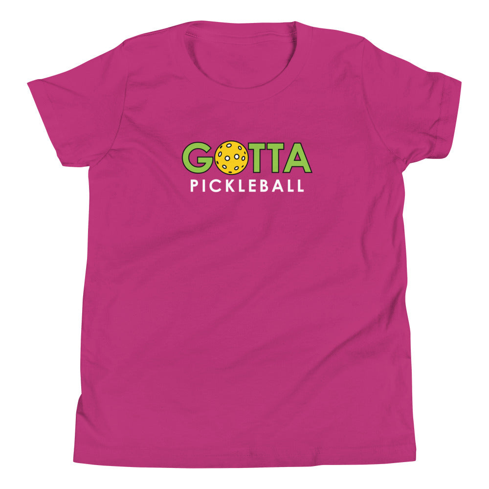 Youth T-Shirt COTTON/POLY: GOTTA PICKLEBALL (more colors)
