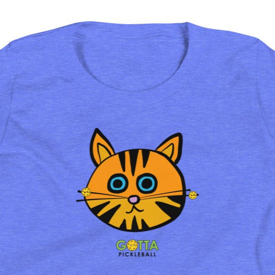 Youth T-Shirt COTTON/POLY: ORANGE CAT (more colors)