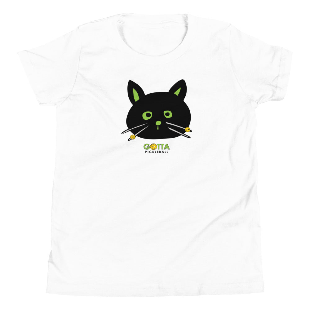 Youth T-Shirt COTTON/POLY: BLACK CAT (more colors)