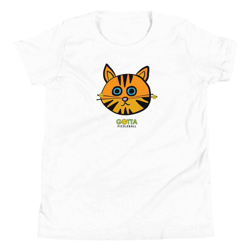 Youth T-Shirt COTTON/POLY: ORANGE CAT (more colors)