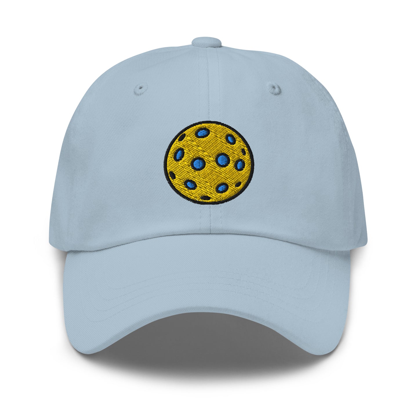 Cotton Twill Classic Cap: Embroidered Hat Blue Pickleball (more colors)