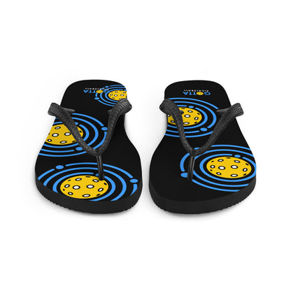 Flip-Flops: Pickleball Orbit Blue