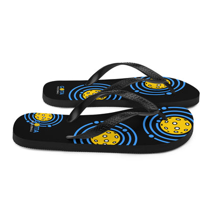 Flip-Flops: Pickleball Orbit Blue