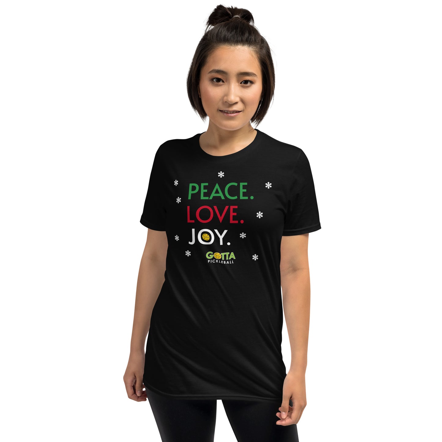 Classic T-Shirt: Unisex Peace Love Joy (more colors)