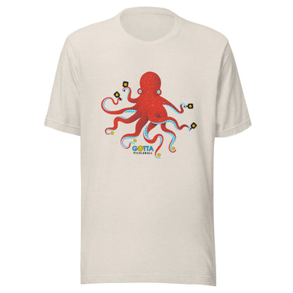 Classic T-Shirt: OCTOPUS PICKLEBALL PADDLES (more colors)