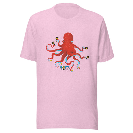Classic T-Shirt: OCTOPUS PICKLEBALL PADDLES (more colors)