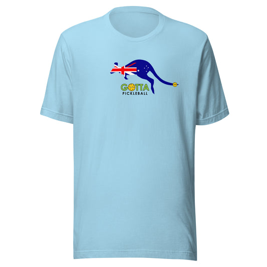Classic T-Shirt: AUSTRALIA KANGAROO PICKLEBALL (more colors)