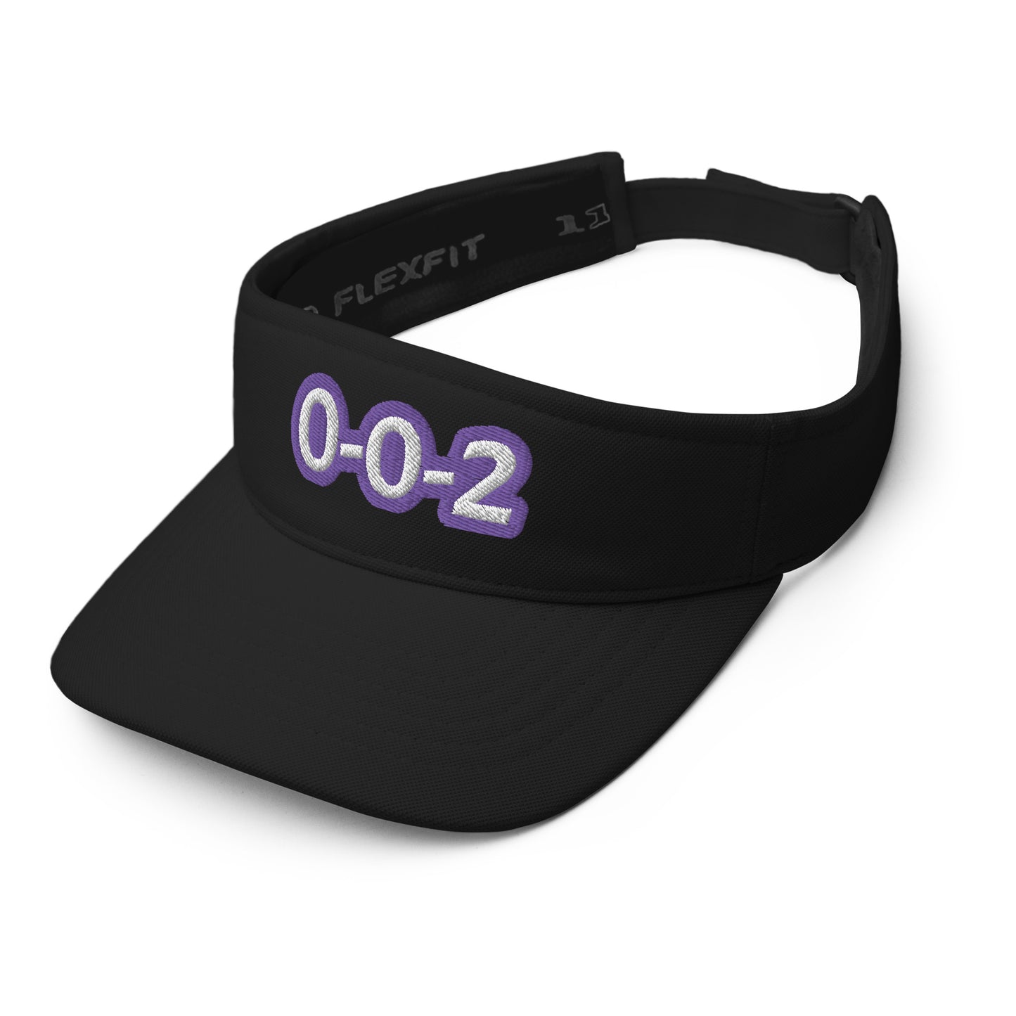 Visor: Embroidered 0-0-2 Purple (more colors)