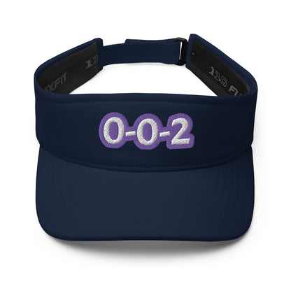 Visor: Embroidered 0-0-2 Purple (more colors)