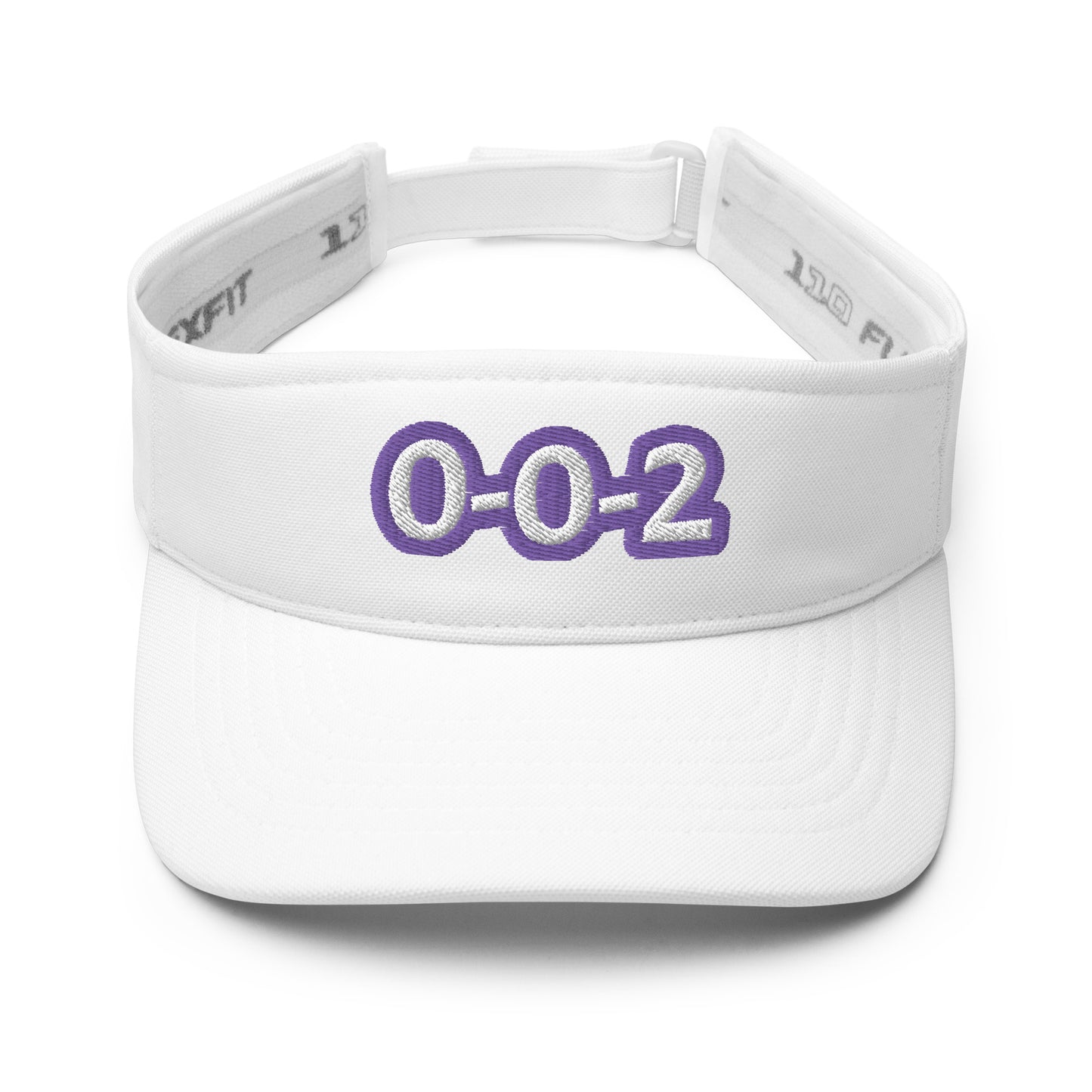 Visor: Embroidered 0-0-2 Purple (more colors)