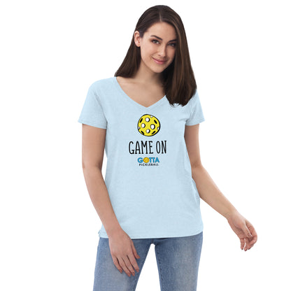 Women's V-Neck: Game On (more colors)