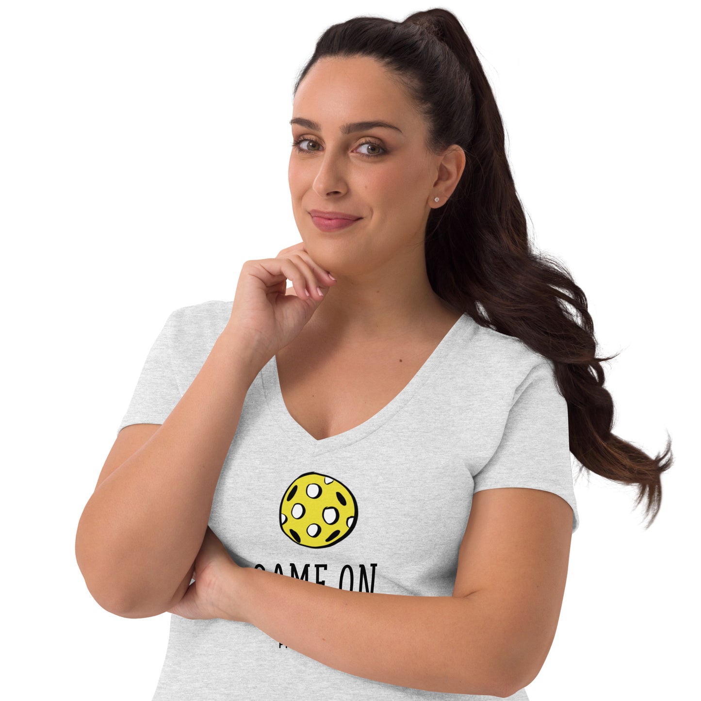 Women's V-Neck: Game On (more colors)