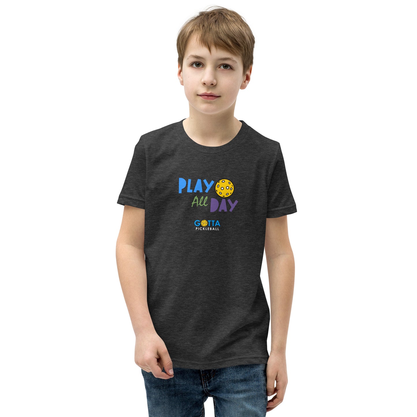 Youth T-Shirt: Play All Day Colors (more colors)