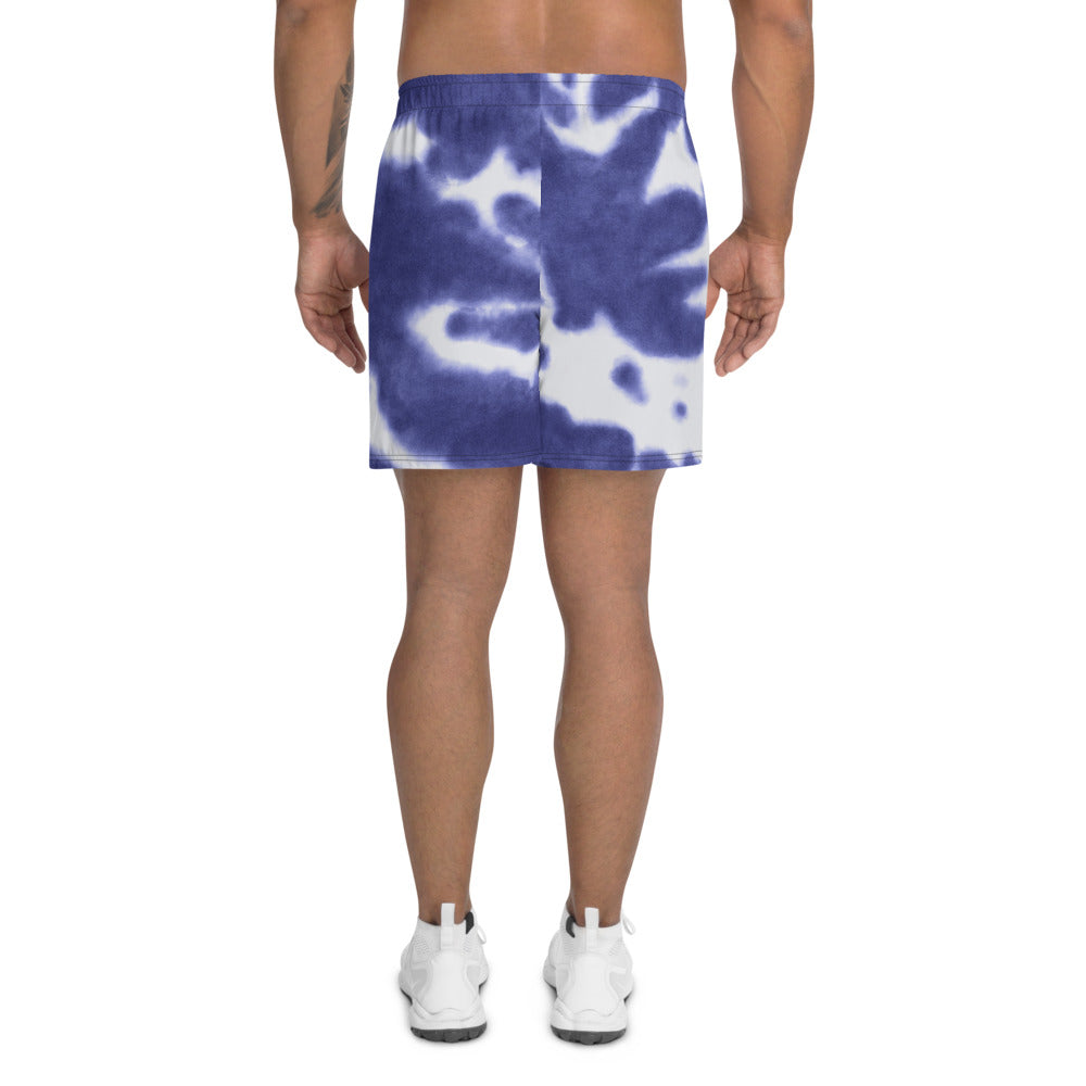 Men's Athletic Shorts: NAVY BLUE TIE