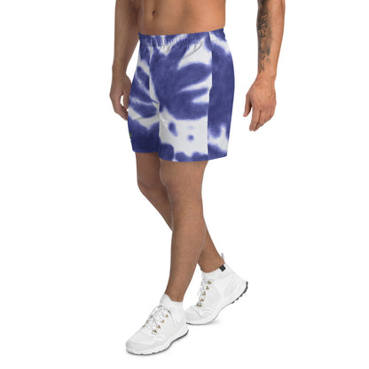 Men's Athletic Shorts: NAVY BLUE TIE