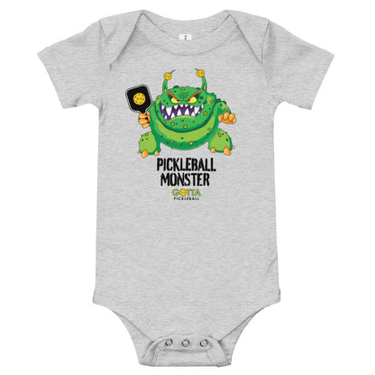 Baby Onesie: Pickleball Monster (more colors)