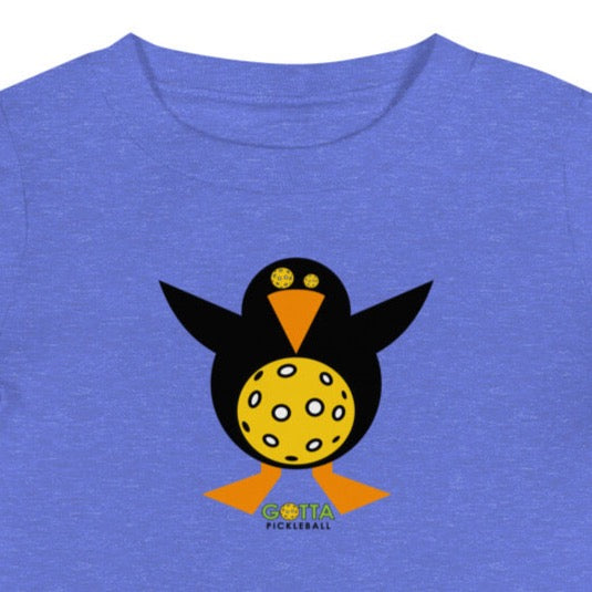 Baby T-Shirt Cotton: Pickleball Penguin (more colors)
