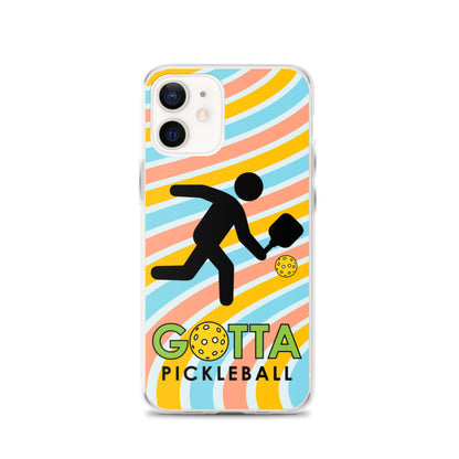 iPhone Case: GOTTA PICKLEBALL WITH OUR MASCOT OZZIE GROOVY