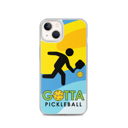 iPhone Case: GOTTA PICKLEBALL WITH OUR MASCOT OZZIE SUMMER VIBES