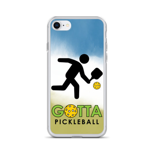iPhone Case: GOTTA PICKLEBALL WITH OUR MASCOT OZZIE BLUE SKY DAY