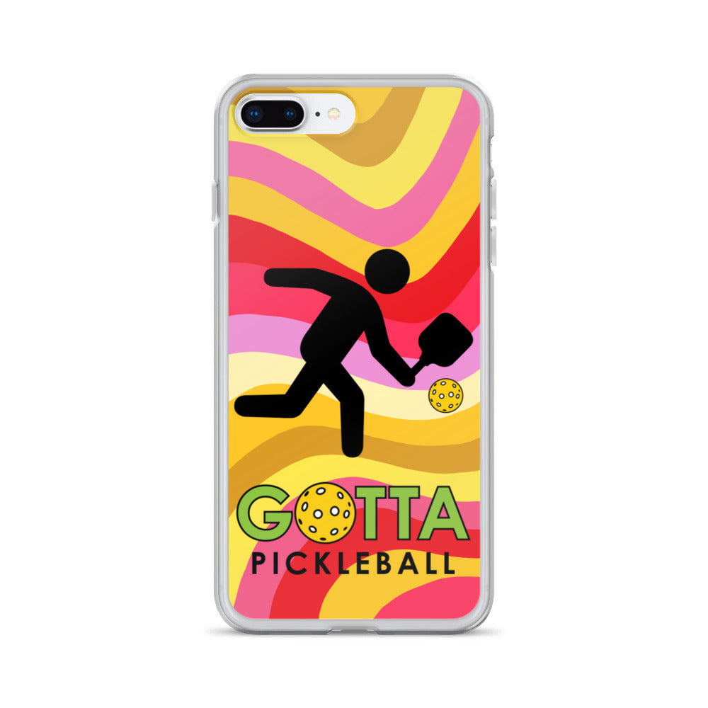 iPhone Case: GOTTA PICKLEBALL WITH OUR MASCOT OZZIE SUMMER SUN WAVES