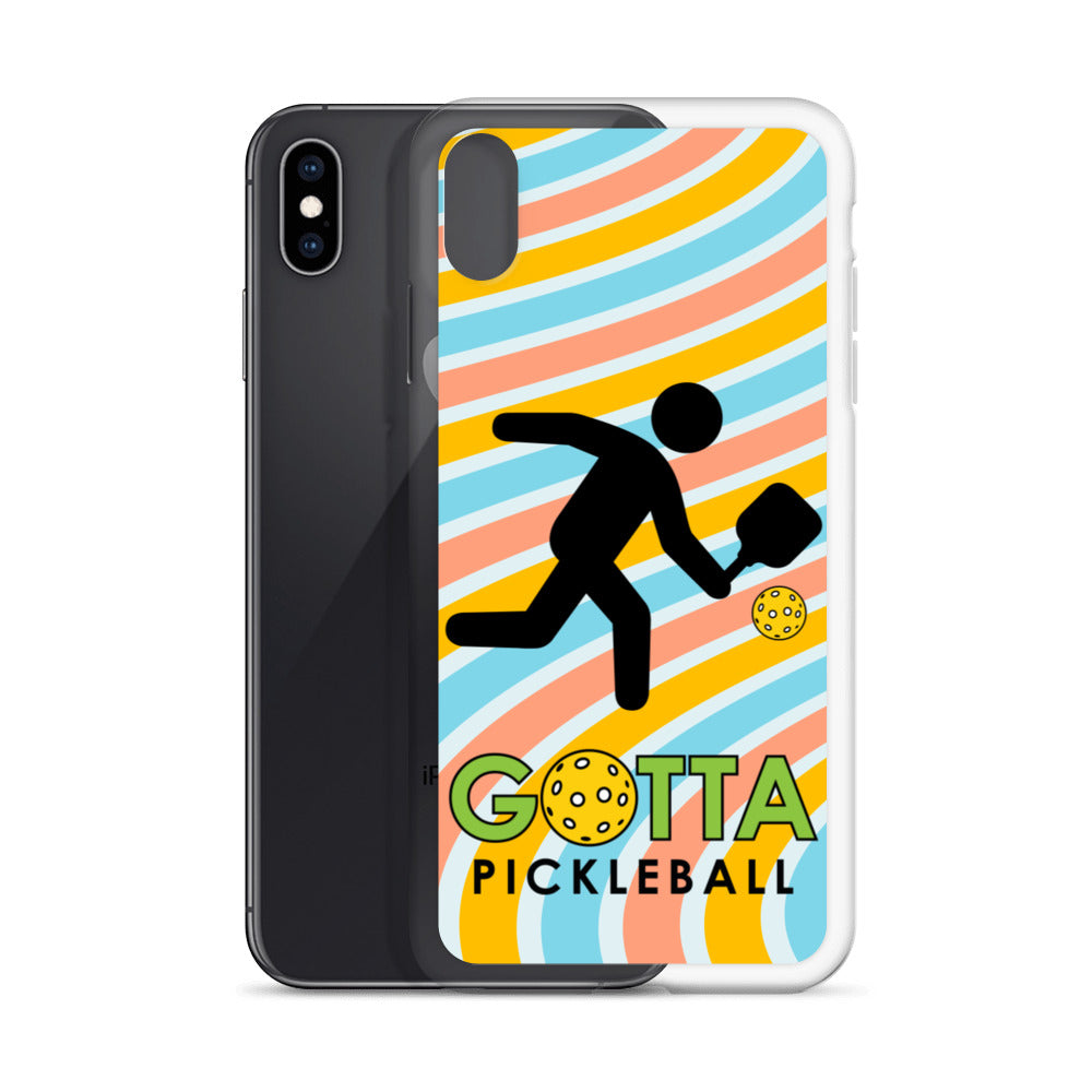 iPhone Case: GOTTA PICKLEBALL WITH OUR MASCOT OZZIE GROOVY