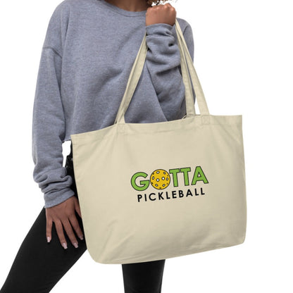 Pickleball tote bag large size oyster color gotta pickleball with pickleball pickleball bag oversized for pickleball gear