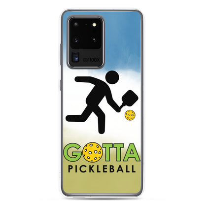 Samsung Case: GOTTA PICKLEBALL WITH OUR MASCOT OZZIE BLUE SKY DAY