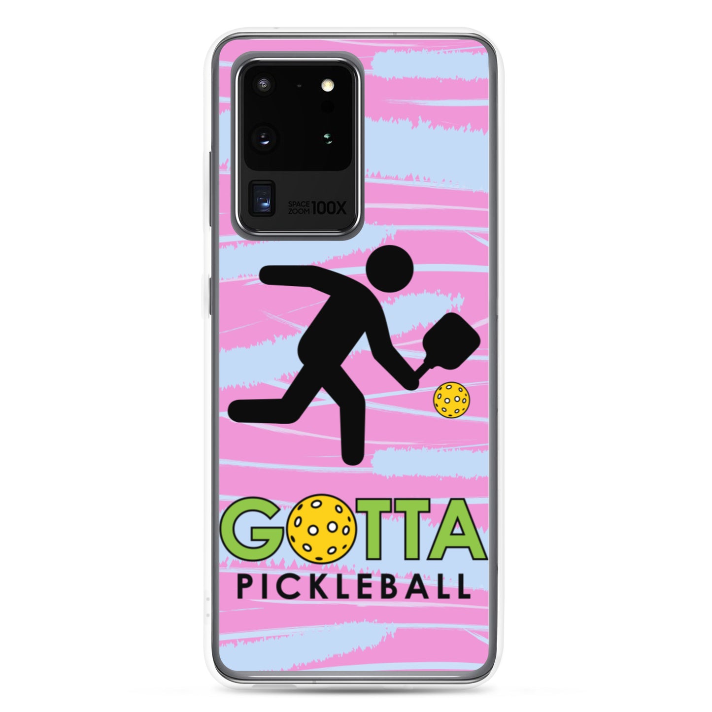 Samsung Case: GOTTA PICKLEBALL WITH OUR MASCOT OZZIE PINK & BLUE