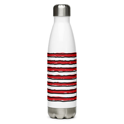 Stainless Steel Water Bottle: United States of Pickleball Flag