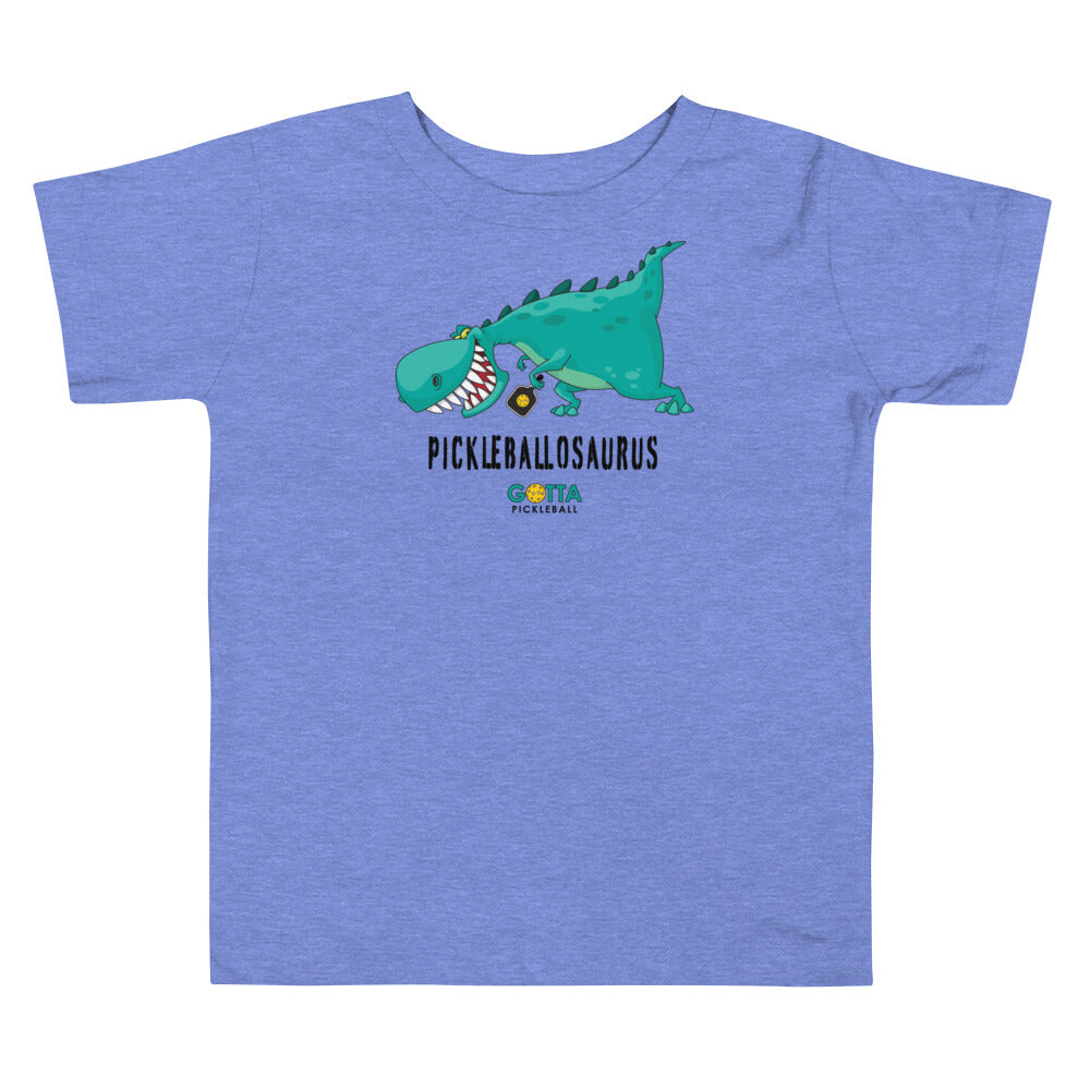 Toddler T-Shirt Cotton: Pickleballosaurus (more colors)